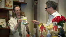 Rob Walker and Josh Glenn rummage at a thrift store, in search of items for their Significant Objects Project