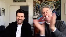 Robert Coe and Warwick Ross crack up when I told them that Frédéric Boyer said with delight about Team Zimbabwe: "They beat the Italians!"