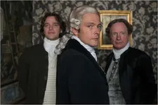 Ronald Zehrfeld as Wilhelm von Wolzogen, Andreas Pietschmann as Friedrich von Beulwitz, and Michael Wittenborn as Knebel