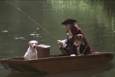 Barry Lyndon (Ryan O'Neal) with Bryan Patrick Lyndon (David Morley): "[Stanley Kubrick] was nuts about animals."