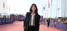 Charlotte Gainsbourg, president of the jury, hits the red carpet for the prizes ceremony at the Deauville Film Festival