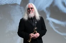 Robert Richardson with his Crystal Globe: 'At the time of Salvador I was only 27 years old and it was a massive opportunity'