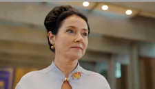Sidse Babett Knudsen as the head mistress Ms Dorset