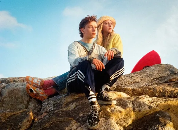 Louis McCartney and Ella Lily Hyland in Silent Roar