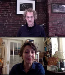 Steven Cantor with Anne-Katrin Titze on Central Park being a structural device for Twyla Moves: “You’re right, we did talk about that once in each act.”