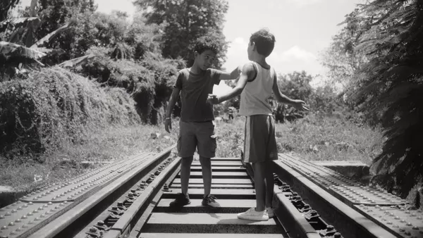 Alain (Alain Alain Alfonso González)  and Frank (Frank Ernesto Lam) in Oceans Are the Real Continents. Tommaso Santambrogio: 'The good thing of dealing with Cuba in your everyday life for a long period of time is that you start looking at things from a different perspective'