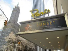 Sunset at The Paris Theatre in New York