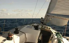 Susanne Wolff: "I remember that I saw the boat for weeks and weeks and weeks from my boat."