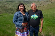 Tasha Hubbard and Leroy Littlebear