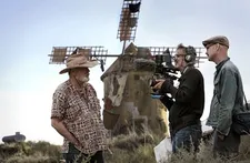 Terry Gilliam in He Dreams Of Giants with Lou Pepe and Keith Fulton