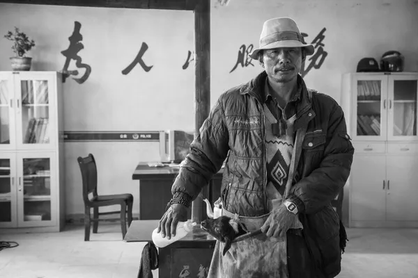 Shide Nyima in Tharlo: 'When I gave the screenplay to him, he was fascinated because it was a challenge for him and the first time that he was going to have this kind of role.'