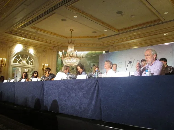 The Weinstein Company presents The Giver press conference at Essex House on Central Park South