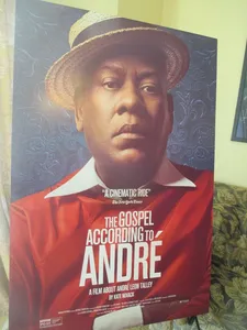 ‪The Gospel According To André‬ poster