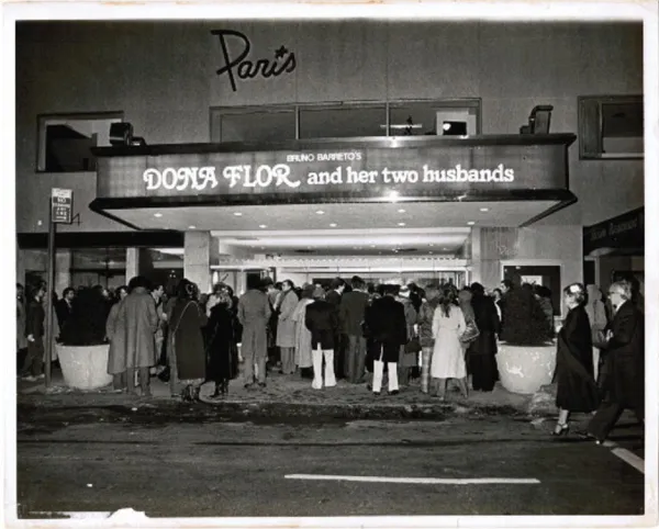 Dona Flor And Her Two Husbands, starring Sônia Braga, opened at The Paris Theatre in 1978