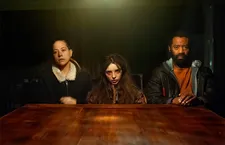 Mother (Marie Jung), One (Jessica Reynolds), and Father (Nicholas Pinnock) in David Verbeek’s The Wolf, The Fox And The Leopard