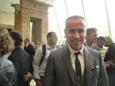 Thom Browne in the Temple of Dendur - The designer also has work in the show influenced by the nuns of the Salzburg Nonnberg Abbey in Robert Wise's The Sound Of Music