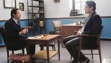 Amalric as Devereux with Del Toro as Jimmy P: "there was a parallel between that maze and Jimmy's mind." 