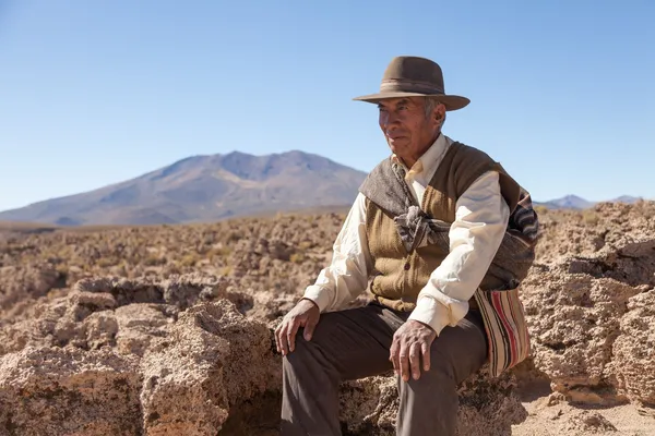 José Calcina as Virginio in Utama. Alejandro Loayza Grisi: 'We knew the best choice was always going to be to have natural people doing the acting'