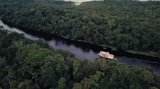 Heading downriver in Uýra – The Rising Forest