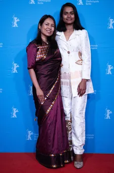 Rima Das and Banita Das on the red carpet in Berlin