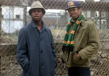Brinsley Forde on Lover (Victor Romero Evans) with Scientist (Brian Bovell): "For young black actors around that time there wasn't that many parts that we could all identify with. It was a real opportunity for so many good actors."