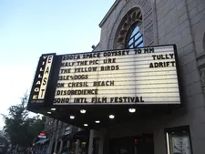 Village East Cinema marquee The Yellow Birds
