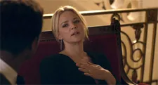 Judith (Virginie Efira) reacts to hearing Madeleine Reynal’s (Valérie Donzelli) performance