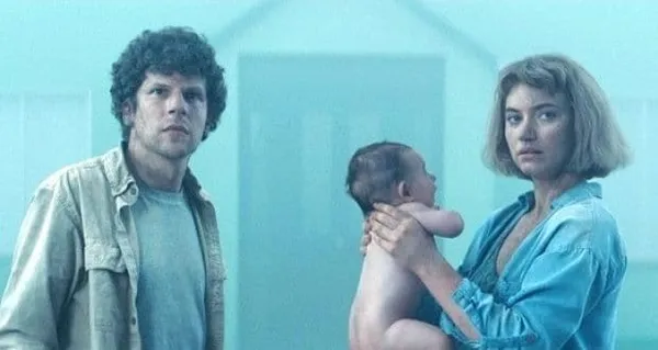 Jesse Eisenberg and Imogen Poots in Lorcan Finnegan’s science fiction film Vivarium