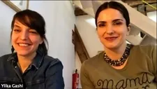 Hive director Blerta Basholli with her star Yllka Gashi
