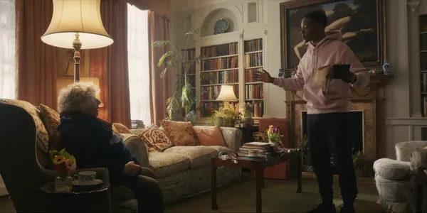 Miriam Margolyes and Alistair Nwachukwu in A Friend Of Dorothy