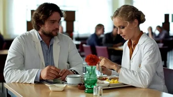 Ronald Zehrfeld and Nina Hoss in Barbara