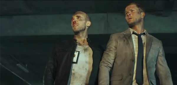 Auðunn Blöndal and Egill Einarsson as Bussi and Hörthur in Cop Secret. Hannes Þór Halldórsson: 'I think that because this is such a super low budget movie, we are trying to extract as much as we can out of it and make it look as big as possible'