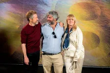 Willem Dafoe, Miguel Ángel Jiménez and Emma Suárez in Locarno