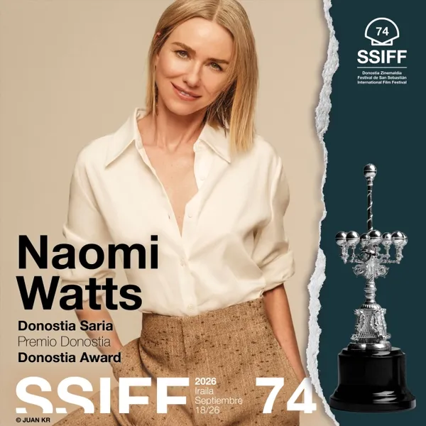 Naomi Watts to receive Donostia Award