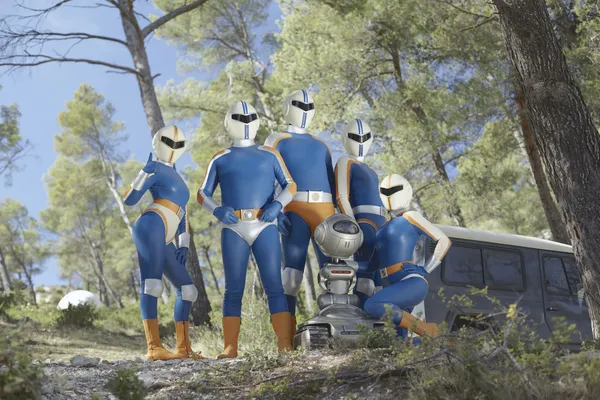 Super-heroes in leather “spandex": Quentin Dupieux’s latest absurdist extravaganza Smoking Makes You Cough