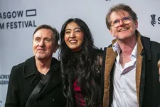Tim Roth, Kôki and John Maclean on GFF red carpet