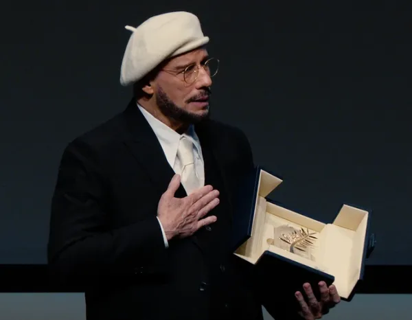 John Travolta receives an honorary Palme d'Or in Cannes