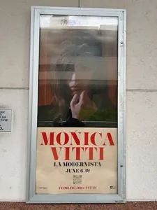 Monica Vitti: La Modernista poster at the Walter Reade Theater, Lincoln Center