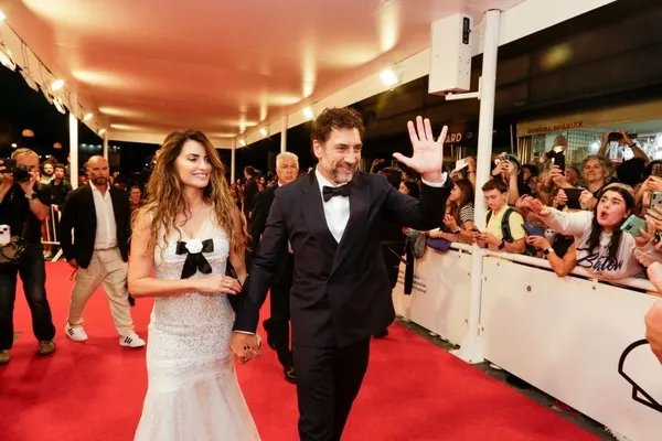 Penelope Cruz and Javier Bardem on the red carpet