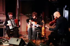 Folk band Lau perform at Nevada. Photo by Max Crawford.