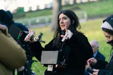 Director Laura Carreira on location in Edinburgh's Princes Street Gardens: 'I’ve always felt very welcome in Scotland and with all the struggles I felt, I didn’t feel the struggles were imposed on me by the people I met'