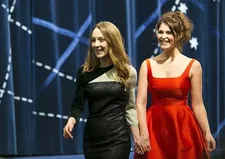 Saoirse Ronan and Gemma Arterton. Picture by Eoin Carey.