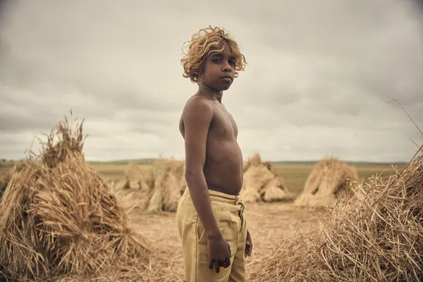Aswan Reid in The New Boy. Warwick Thornton: 'He's highly intelligent and just used his ‘inner-inner’. He understood the new boy's journey because he's on that journey himself'