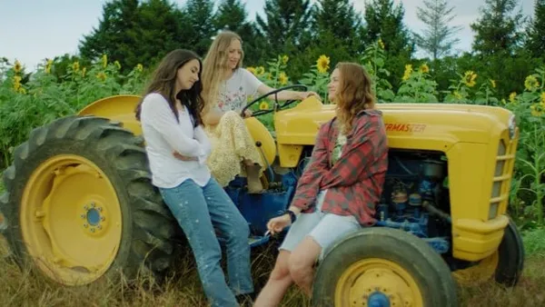 Jenna Rose Sander, Estelle Girard Parks and Elise Finnerty in The Ones You Didn't Burn